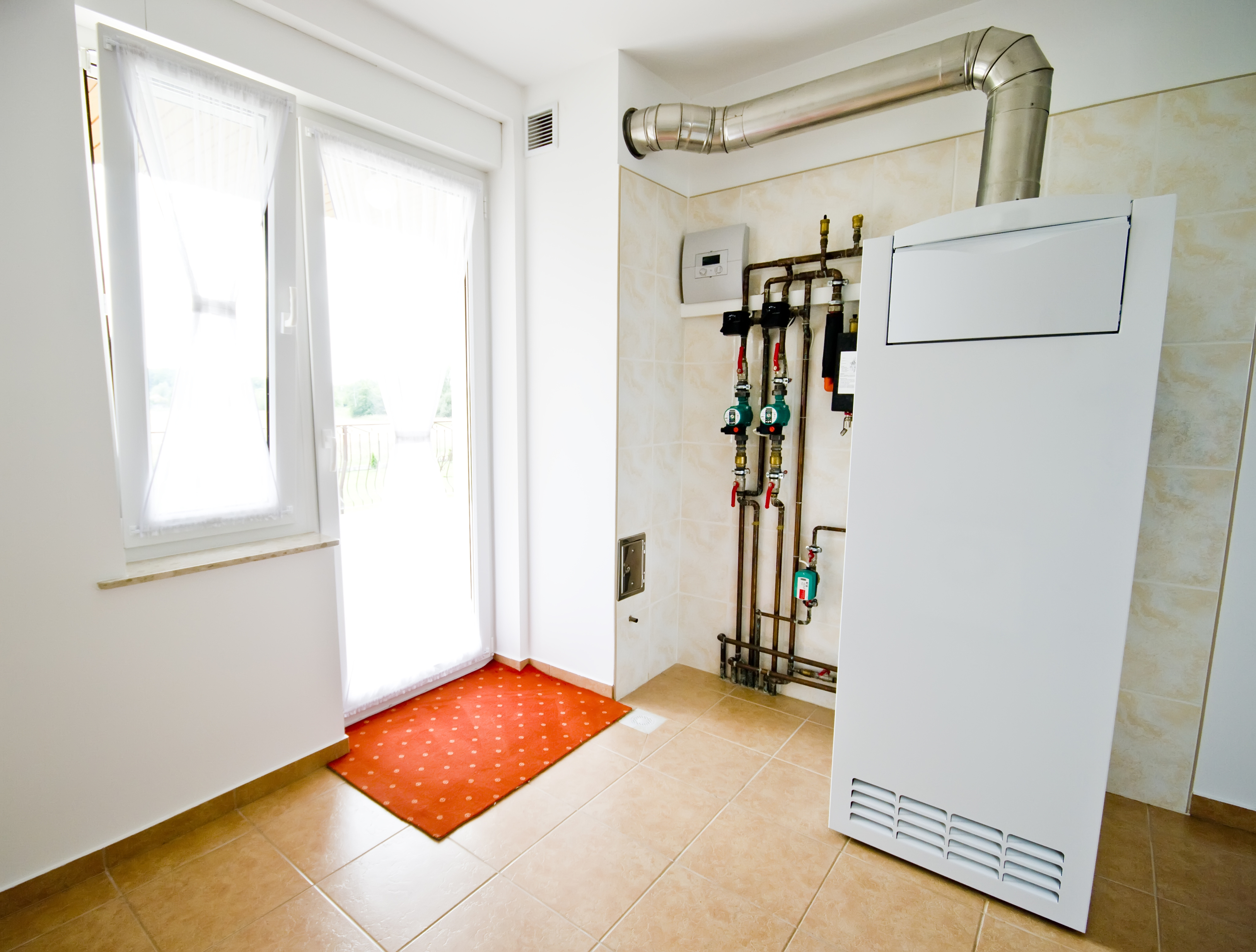 Индивидуальное отопление. Heating System installation at Home. Heating your Home. Heating System installation at Home in Germany. Reliable heating of your Home.